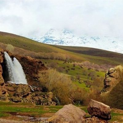 آبشار-و-آبگرم-قینرجه-–-روستای-قینرجه-–-تکاب