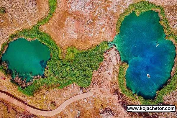 دریاچه‌های-دوقلوی-سیاه‌گاو-–-سراب-باغ-–-آبدانان