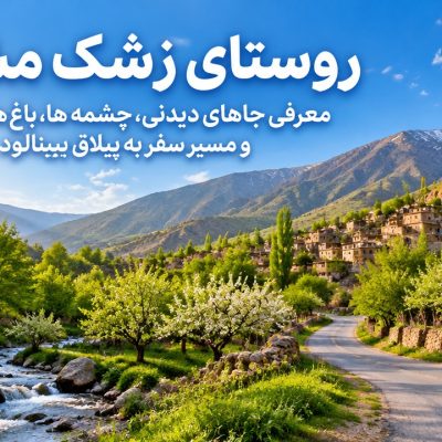 روستای-زشک-مشهد-کجاست؟-معرفی-جاهای-دیدنی،-چشمه-ها،-باغ-های-میوه-و-مسیر-سفر-به-ییلاق-بینالود-3