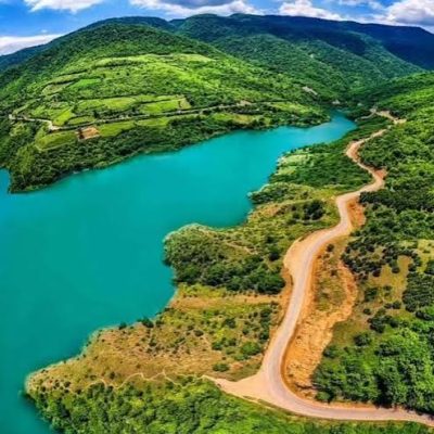 سد-شهید-رجایی-و-دریاچه-سلیمان‌تنگه-–-ساری