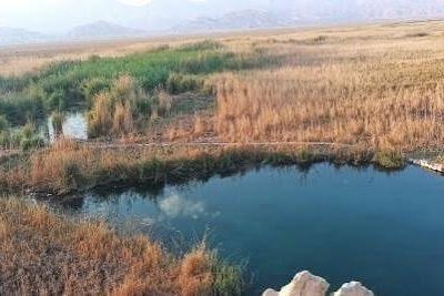 چشمه-آب‌گرم-درمو-–-محدوده-مزایجان-–-زرین‌دشت