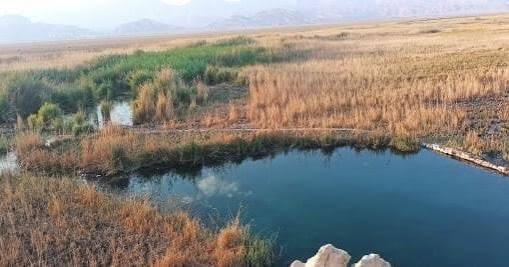 چشمه-آب‌گرم-درمو-–-محدوده-مزایجان-–-زرین‌دشت